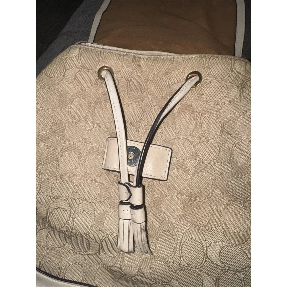 Coach signature jacquard